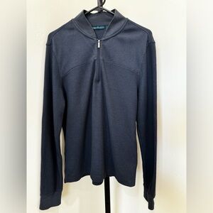 Men’s navy blue Perry Ellis sweater size medium